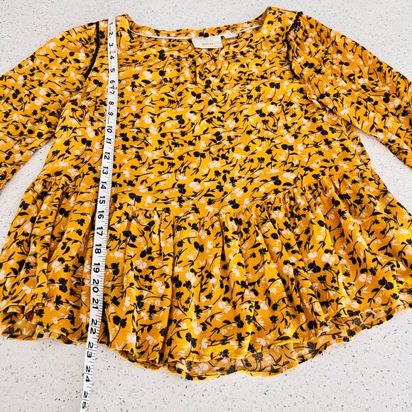 Boho yellow top Maeve by Anthropologie - Picture 7 of 10